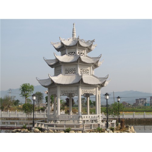 石亭子|石雕凉亭