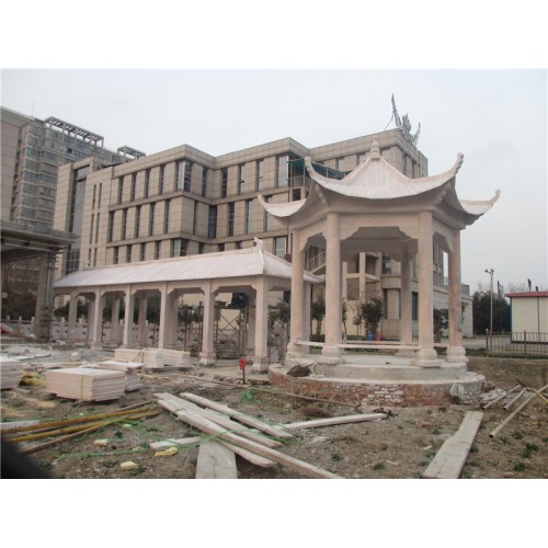 花岗岩石雕凉亭