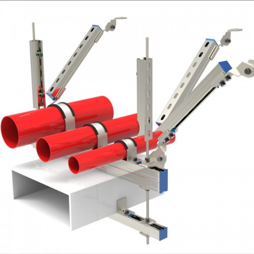 管道抗震支架 风管抗震支架  建筑抗震支架  机电抗震支架