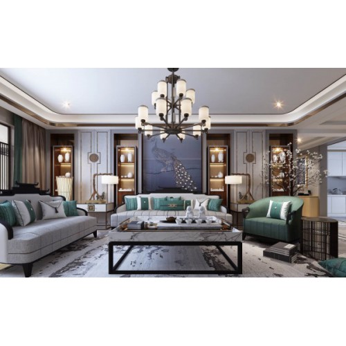 客厅效果图定制