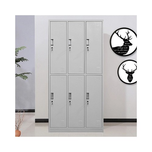 带锁宿舍多门铁皮储物柜