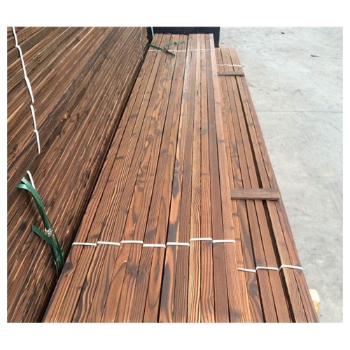 花旗松表面碳化木 碳化木直销 可加工定制