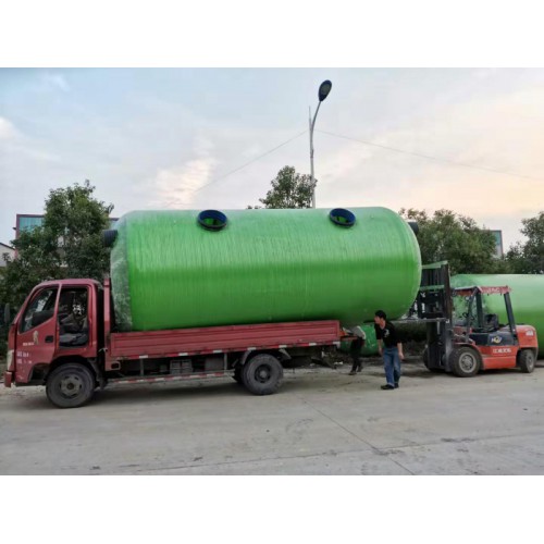 一体成型玻璃钢化粪池 大型玻璃钢化粪池