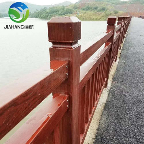仿木栏杆 河道景区新农村建设仿木玻璃钢护栏围栏