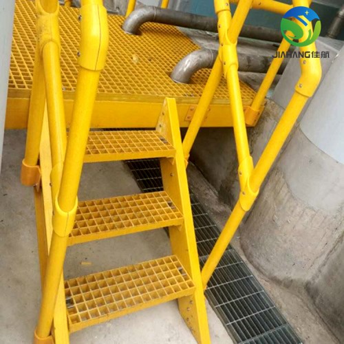 光伏电站检修通道走道板 楼梯踏步玻璃钢格板 船舶平台格栅板