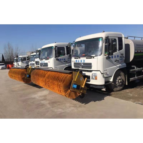 环卫车装除雪刷 定制除雪刷 装载机滚刷除雪 除雪滚刷