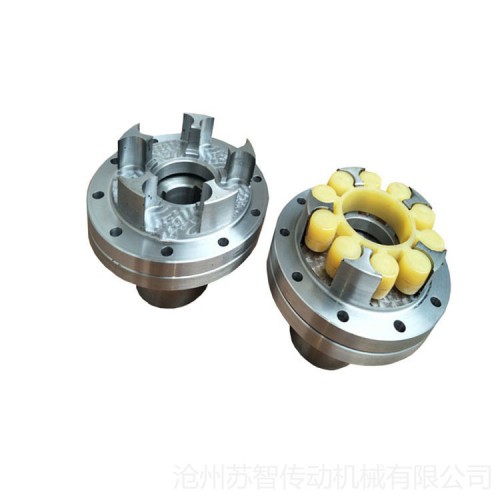 LMD LMS型法兰梅花弹性联轴器 弹性体梅花垫联轴器