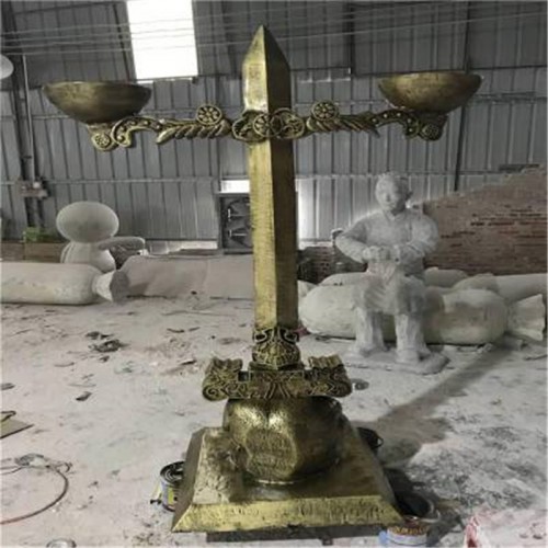 玻璃钢装饰雕塑 酒店前台玻璃钢罗马柱造型雕塑