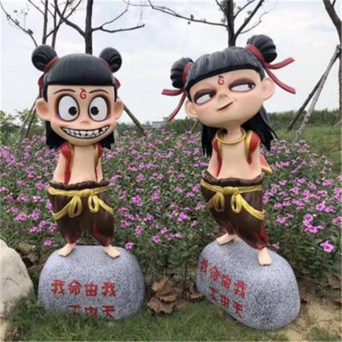 玻璃钢人物雕塑 景观花仙子雕塑