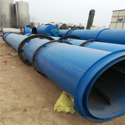 出售二手滚筒刮板干燥机沙子石子化肥烘干机