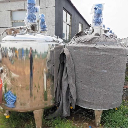 处理二手不锈钢加热保温搅拌罐