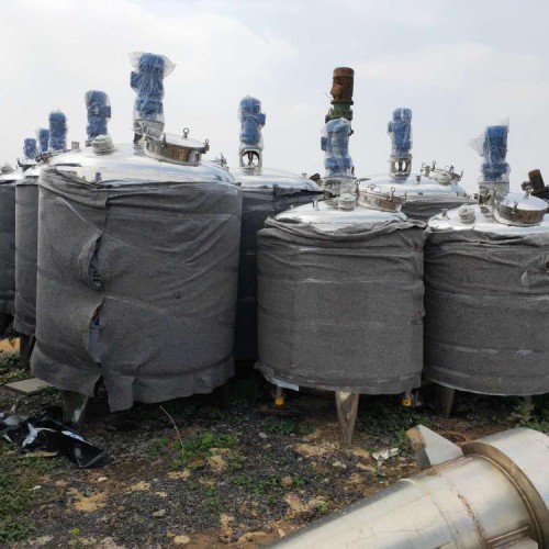 二手不锈钢反应釜 食品制药反应搅拌设备