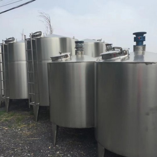 山东梁山二手搅拌罐出售 不锈钢储罐 二手发酵罐