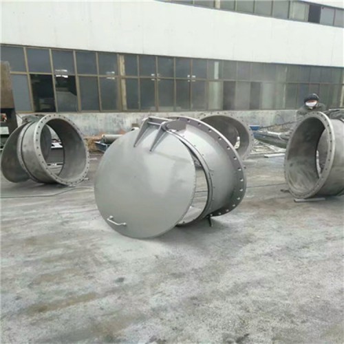 管道钢制拍门  dn1米拍门不锈钢 侧开式玻璃钢拍门