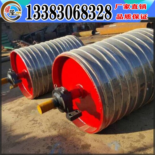 DT75输送机 光面驱动滚筒 包胶驱动滚筒 铸胶驱动滚筒厂家
