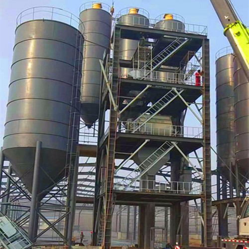 全自动干粉砂浆设备 时产10至80吨塔楼式干混砂浆搅拌站