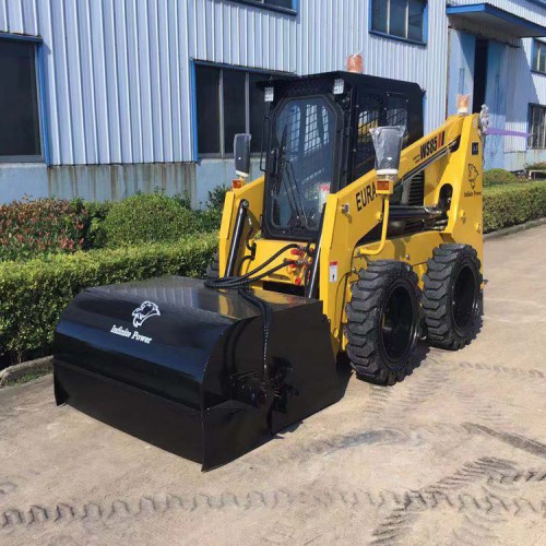 滑移装载机清扫机 铲车清扫路面 路面清扫机 路面清扫砂石