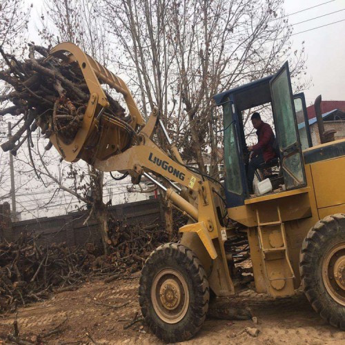 鲁工装载机 加装清扫 抓木 货叉 多功能装载机