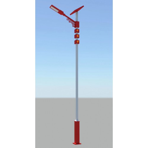 山西太阳能仿古路灯厂家 景观路灯直销 8米LED仿古路灯批发