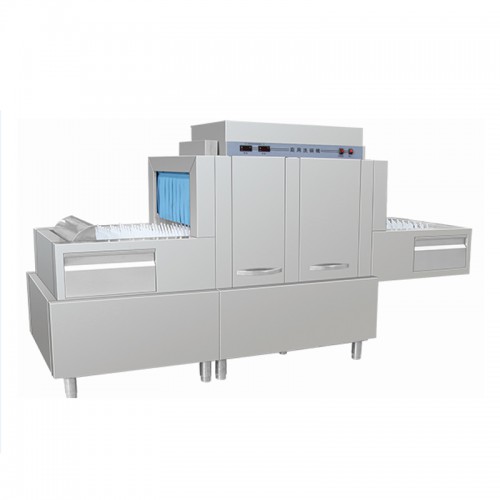 美国福莱克斯长龙式洗碗机FS-3000 商用洒店食堂厨房