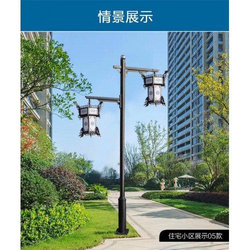 太阳能庭院灯 仿古庭院灯厂家 LED太阳能路灯厂家 非标定制