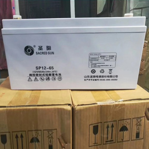 圣阳蓄电池12V65AH风能电站UPS电源专用