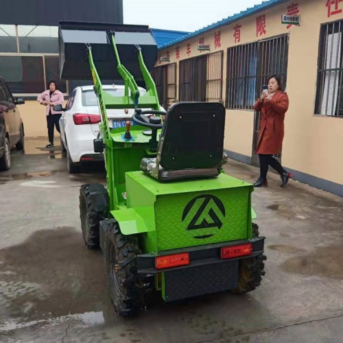 榕江县原地旋转小铲车 微型电动小铲车 小型电动铲车厂家莱丰