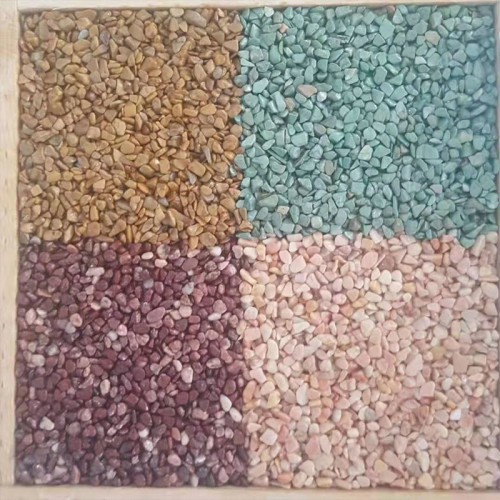 胶粘石 胶粘石透水地坪 透水胶粘石