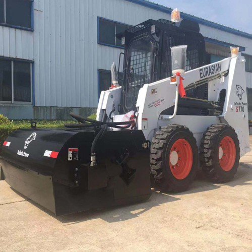 铲车清扫头 滑移铲车扫路头 路面清扫车