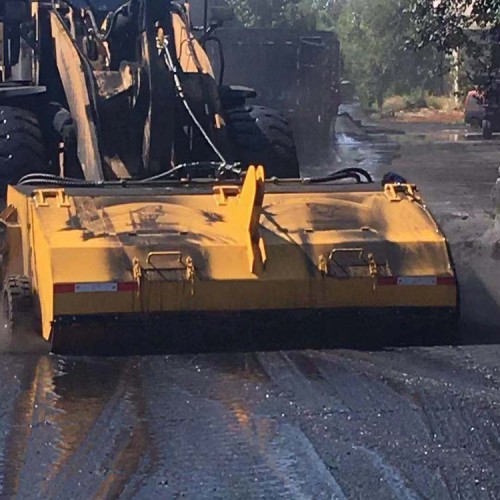 铲车封闭式清扫器 清扫收集砂石煤渣路面