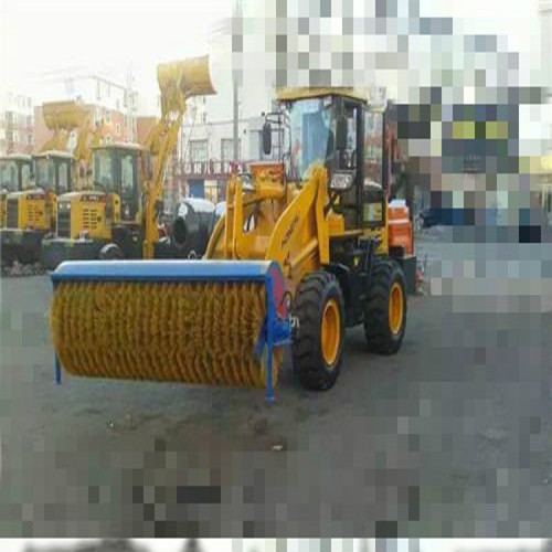 930装载机改装除雪滚刷 加配滚刷斜扫除雪机 高效除冰雪设备