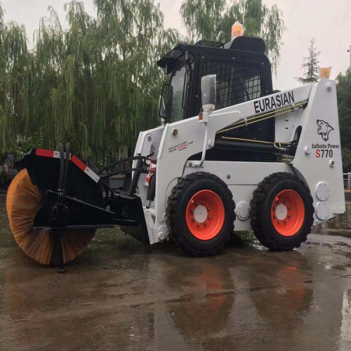 滑移装载机扫雪机  多功能除雪设备 冬季除冰雪设备