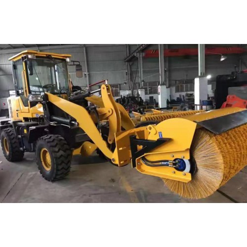 高效除雪设备 930铲车改装除雪滚刷 配滚刷式斜扫除雪车