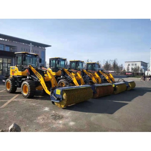 装载机加装除雪滚刷 配滚刷式除雪车 包安装 除雪设备厂家