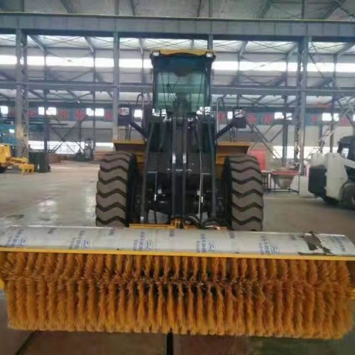 20 30 50铲车加装除雪滚刷 滚刷式斜扫除雪