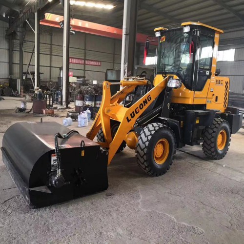 铲车扫路车 改装路面扫路车 加装扫路装置 铲车加装清扫器