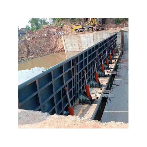 液压钢坝 合页坝 合叶坝 拦水液压坝 河道用液压翻板坝