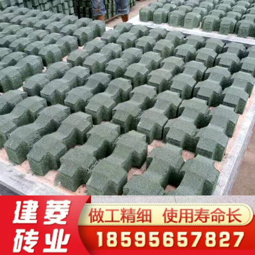 井字型植草砖灰色绿色红色停车位专用植草砖草坪砖大量供应