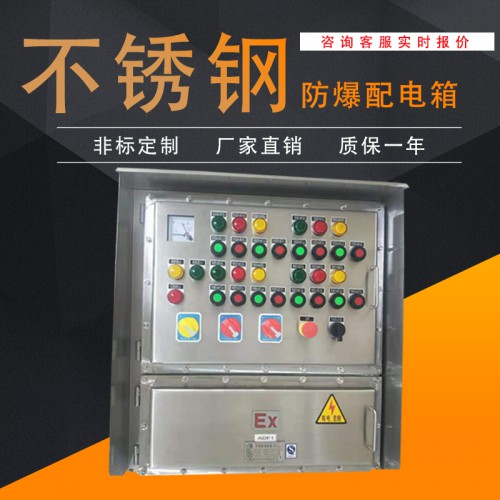 专业定做不锈钢防爆配电箱304 不锈钢配电柜正压型防爆配电箱