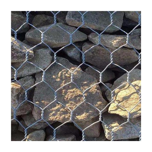 护坡石笼网 铅丝石笼网护坡  护坡石笼网垫