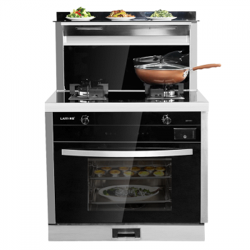 蒸箱集成灶 下排式 侧吸油烟机