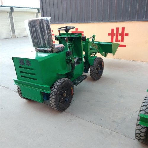 安康无噪音小铲车 四驱电动铲车 电瓶装载铲车经久耐用雪