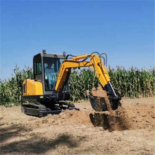 小型挖机厂家温岭钢履带挖掘机新型开沟机价格
