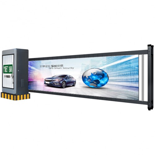 广告道闸  百叶窗道闸 鹿晟无动力道闸