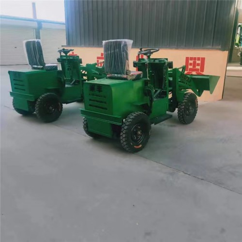 噪音低的小铲车 小型电动铲车 电瓶装载机厂家山东莱丰敏