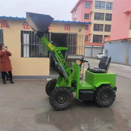 内蒙电动装载机 电瓶小铲车 充电铲车省时省力省人工经济实惠敏