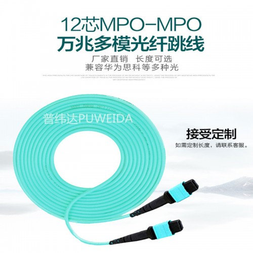 MPO多模尾纤 光纤跳线厂家定做