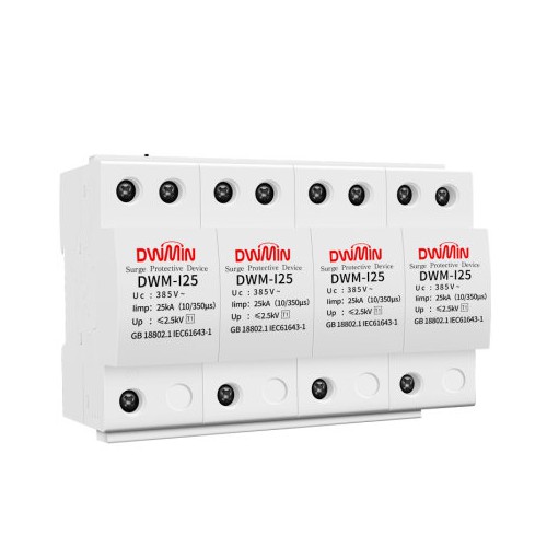 一级防雷工业三相电涌保护器电源开关避雷器