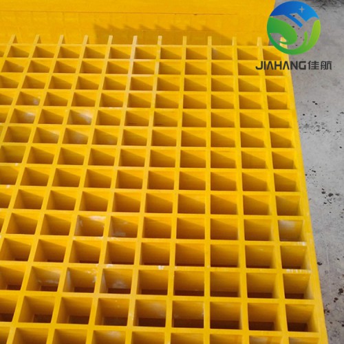 青海佳航批发地沟盖板玻璃钢 38玻璃钢格栅沟盖板规格型号