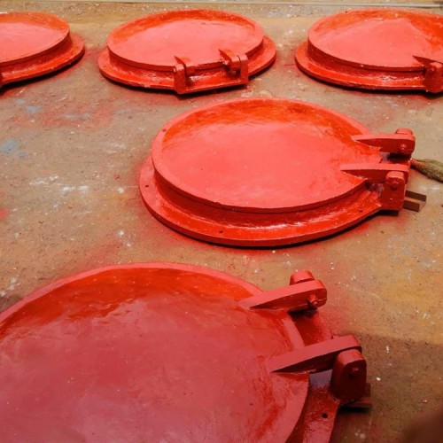 厂家直销铸铁拍门 下开式拍门 玻璃钢拍门